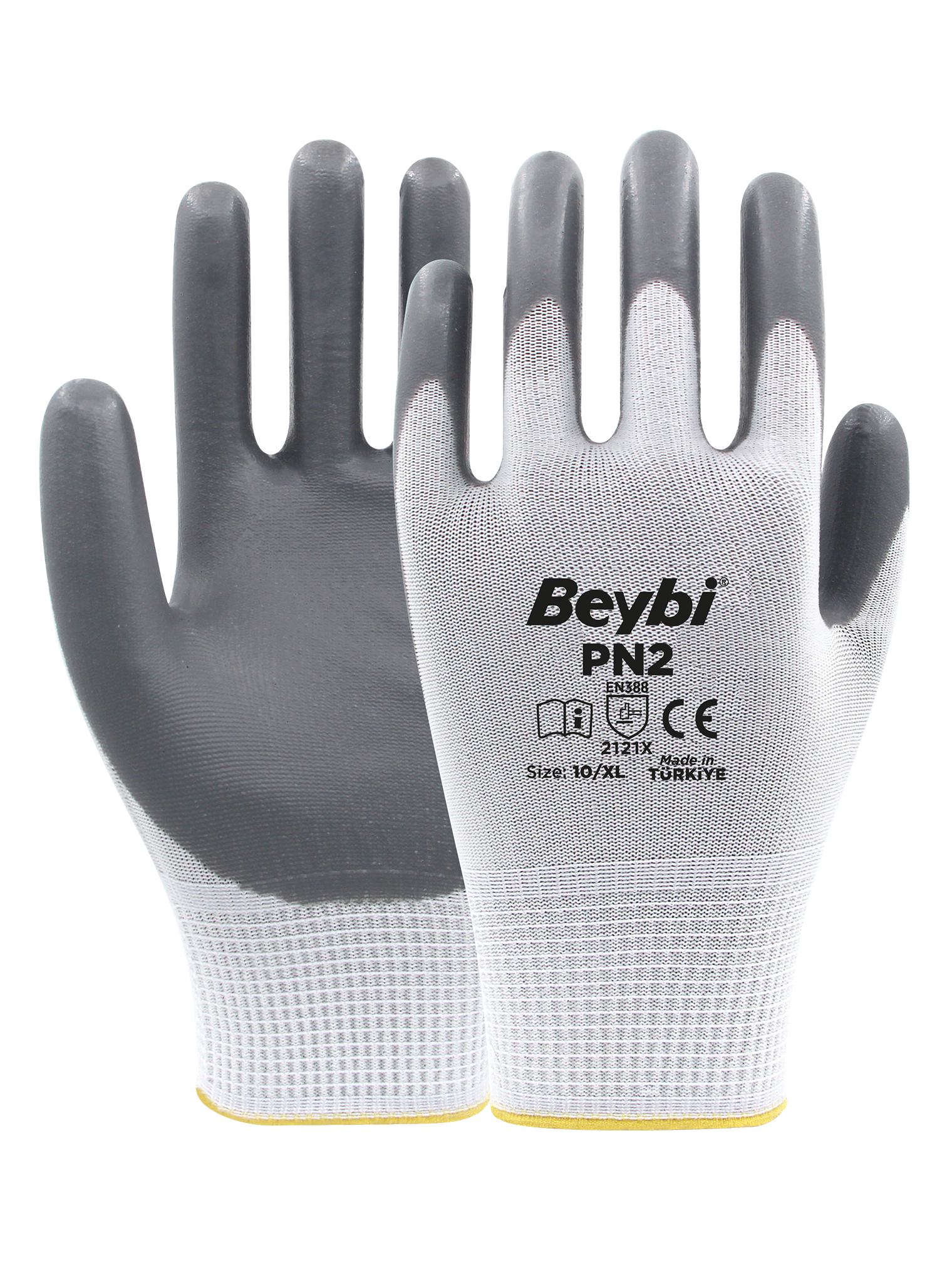 PN2 Polyester Örme Nitril Eldiven