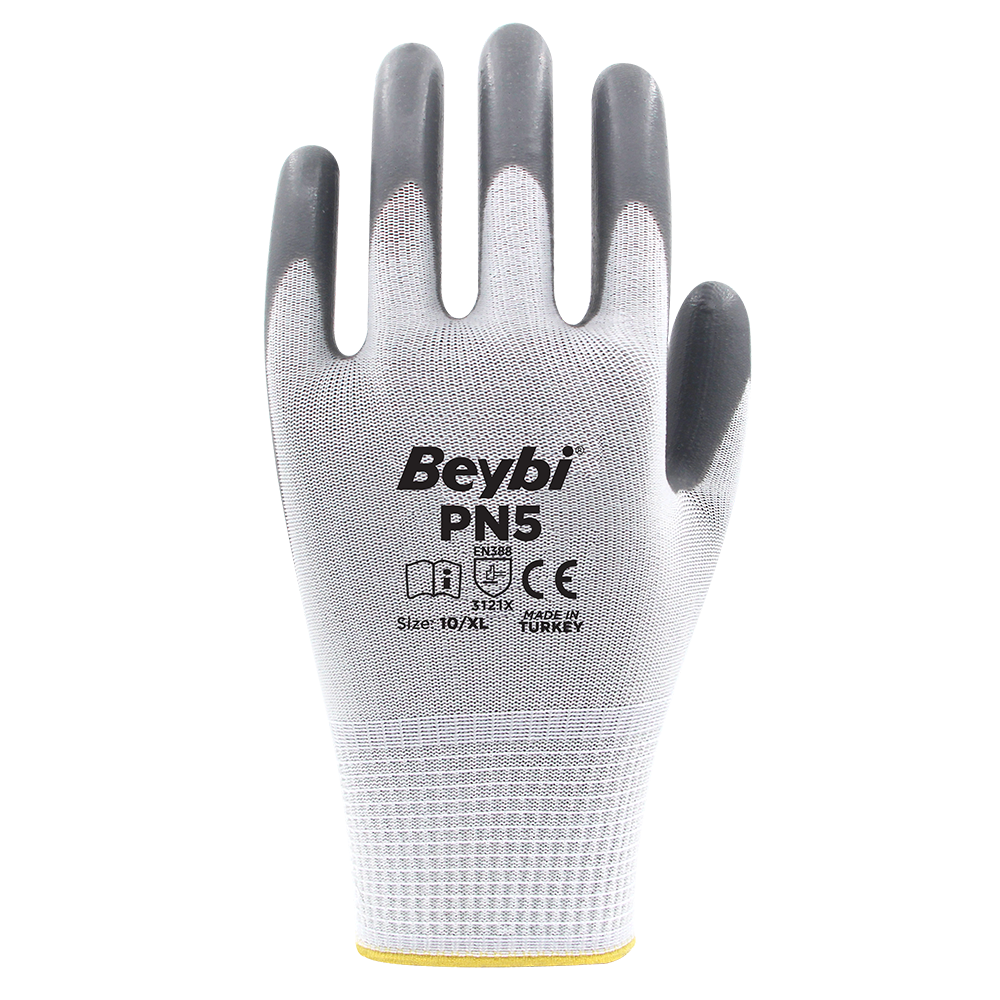PN5 Polyester Örme Nitril Eldiven