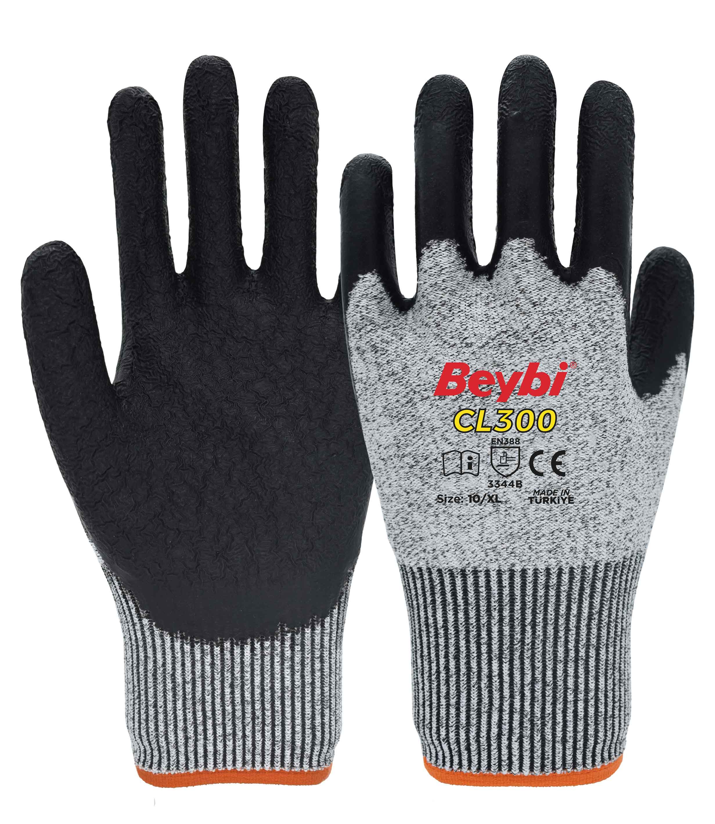 CL300 Latex Coated Cut Resistant Gloves