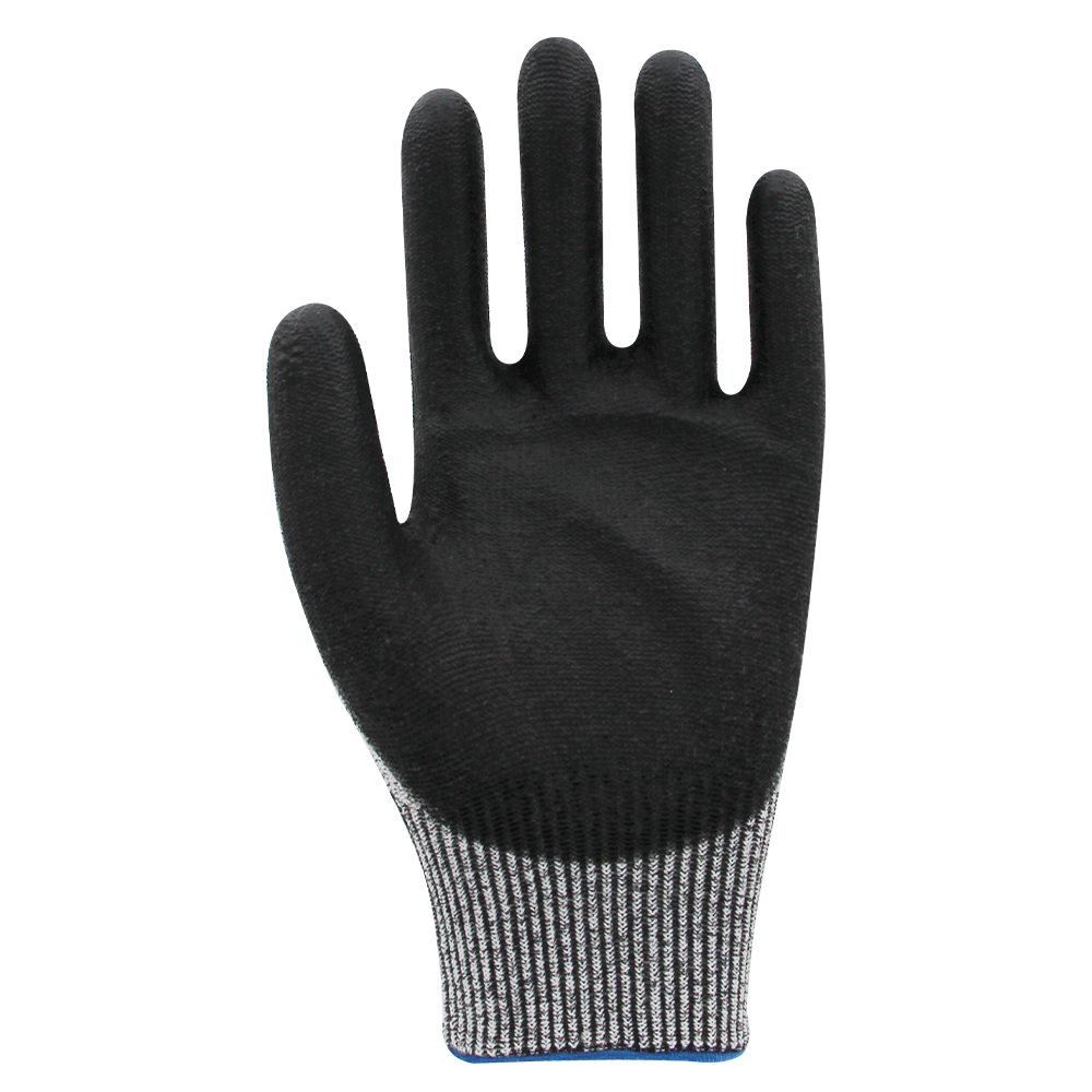 CU600 D PU Coated Polythene Cut Resistant Knitted Gloves