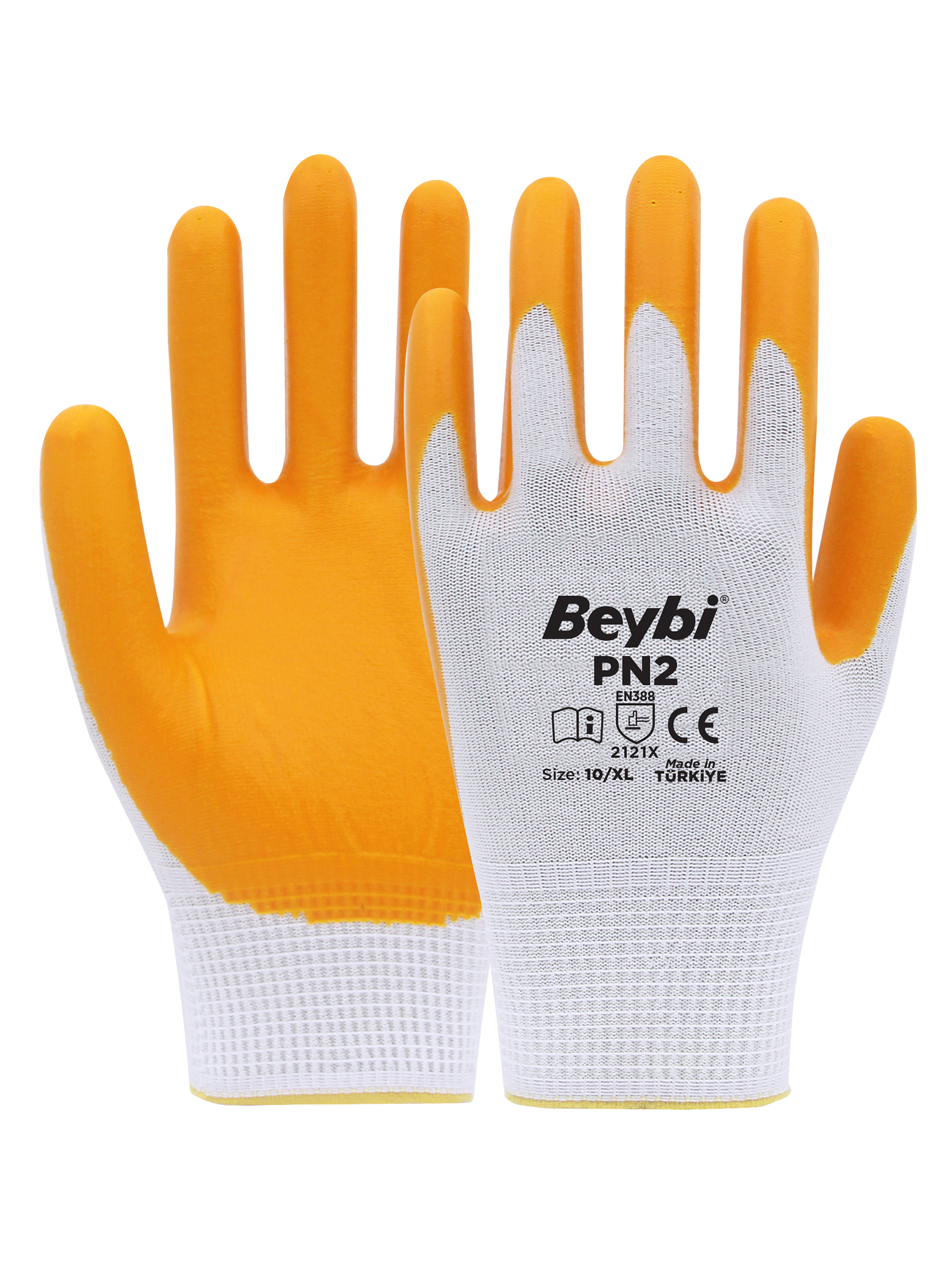PN2 Polyester Örme Nitril Eldiven